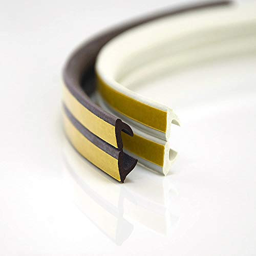 5m GUMMIDICHTUNG V-Profil BRAUN 9mm selbstklebend Fensterdichtung Türdichtung Gummi Dichtung Dichtungsband Profildichtung