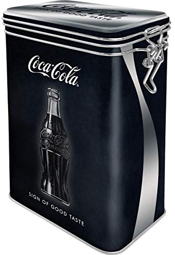 Nostalgic-Art Contenitori da caffè retrò Coca-Cola – Good Taste – Idea Regalo per Amanti della Coke, con Coperchio Salva Aroma, Design Vintage, 1,3 l
