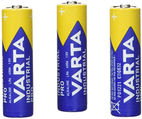 Varta Industrial Alkaline Batterien AA LR6 Batterie 2950mAh, 10 Stück