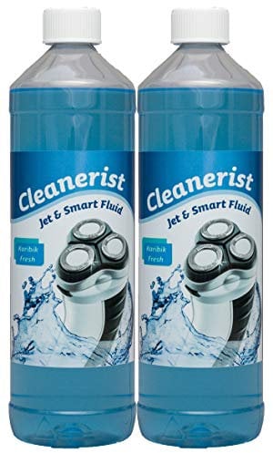Cleanerist | 2x 1 Liter Scherkopfreiniger Nachfüllflüssigkeit für Philips Quick Clean Kartuschen (z.B. Series 3/5/7/9000) – Ersatz zum Nachfüllen von 20 Reinigungskartuschen (CC13/CC16) für Station