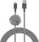 Native Union Câble NIGHT - Câble de 3 Mètres Ultra Solide Renforcé de [Certifié Mfi] Câble Lightning à USB avec Nœud Lesté compatible avec iPhone 14, iPhone 13 et versions antérieures (Zebra)