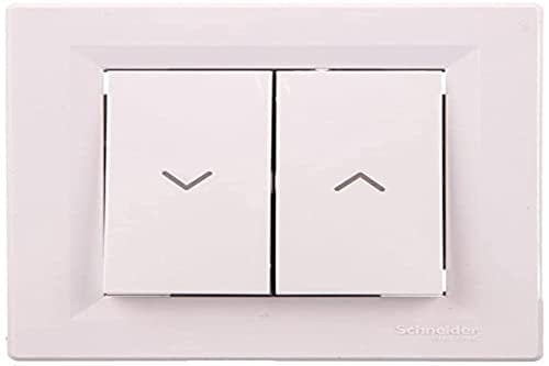 SCHNEIDER - Interrupteur volet roulant blanc - Asfora- EPH1300521