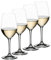 Nachtmann 4-teiliges Weinglas-Set, Weingläser, Kristallglas, 370 ml, ViVino, 103742