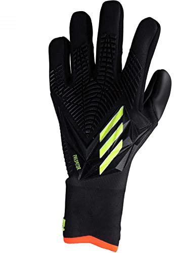 adidas Unisex-Adult Goalkeeper Gloves Pred Gl Pro, Black/Tmsoye/Black, HF9726, 8- EU