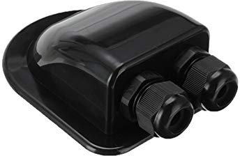 URFEDA Solar Kabeldurchführung 2-Fach,6-12 mm Solar Dachdurchführung Ziegel wasserdichte Solarmodule Kabelverbinder für Wohnmobil Photovoltaik RV Camper Sat-Anlage Klimaanlage Caravan Booten