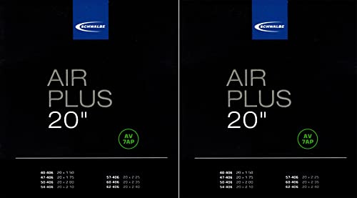 2X Schwalbe Schlauch AV 7AP 20 Zoll (40/62-406) Air Plus