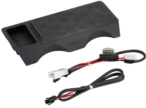INBAY 15W Handyhalterung Auto Ablagefach Induktiv/Kabellos passend für BMW X3 (F25) 11/2010-3/2014 - Autohalterung Zubehör Innenraum - Qi