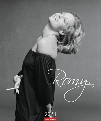 Romy - Kalender 2023 - Weingarten-Verlag - Wandkalender mit zauberhaften Fotos der beliebten Schauspielerin - 46 cm x 55 cm, schwarz-weiß