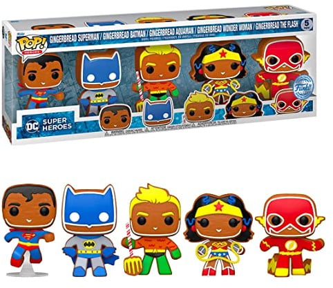 POP! 5-Pack DC Heroes Gingerbread (DC) Special Edition