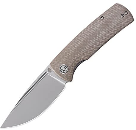 Petrified fish PFP01 Beluga Klappmesser, 3.62 K110 Stahl Klinge G10 Griff, Mit Kugellager EDC Taschenmesser (Khaki Sandblasting)
