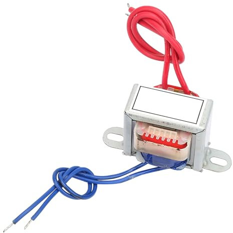 Transformateur de puissance EI AC 12V/24V Tension de sortie 2W Entrée 220V 50Hz Convertisseur de puissance Transformateur de puissance Unique (12V)