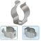 10 x Federklammern, Frottee-Clips, offener Typ, Federstahl, Werkzeug-Clips, strapazierfähig, 6–28 mm