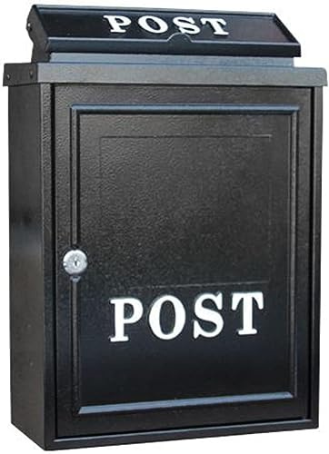 Wall Mounted Letterbox,Modern Mailbox, Modern Postal Multi- Functional Wall Mount Mailbox for Magazines/Padded Envelopes/Mail, Postal Box with Reasonable Mail Slot