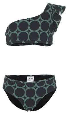 VIVID Mädchen-Bikini Circles One-Shoulder Kids Set