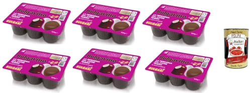 Italian Gourmet Bulgarino Snack gefüllt mit zartem süßem Herz 3 x 120g | Morbido e goloso, einzeln genießbar zu Kaffee, Tee, Pause, Dessert und, Gesamtnettogewicht 360 g + Kostenlos Polpa 400g
