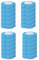 24 Pack Toilet Brush Heads,Disposable Toilet Brush Head, Disposable Toilet Cleaning System,Disposable Replacement Brush Head