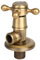 Vollkupfer-Dreieckventil, Badezimmer Messing Dreieck Ventil 1/2G WC Hardware Vintage Goldene Eckventil Europäische Hardware Universal Antike Eckventil für Badezimmer, Küche