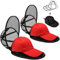 ZDDGNN Cap Wascher für Waschmaschine,Basecap Waschgestell,Klappbarer Hutablagen,Cap Waschmaschinen form,Cap Halter für Waschmaschinen & Geschirrspüler 2 Stück (Schwarz)