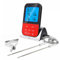 Thermometer für Küche,Grillthermometer Kabellos, Funk Bratenthermometer Digital Magnetisch, Grillthermometer Ofenthermometer Thermometer Wireless mit 2 Temperaturfühlern für BBQ, Ofen und Grills