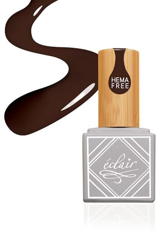Simply mani by Eclair I ENDORPHIN Braun UV Nagellack I Hema Frei I Innovative Formel I Einfache Anwendung I Hohe Haltbarkeit I Tiefe Auberginenfarbe I Glänzend I Professioneller Effekt zu Hause