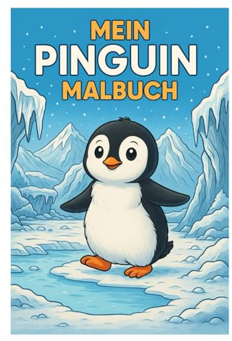 Mein Pinguin Malbuch