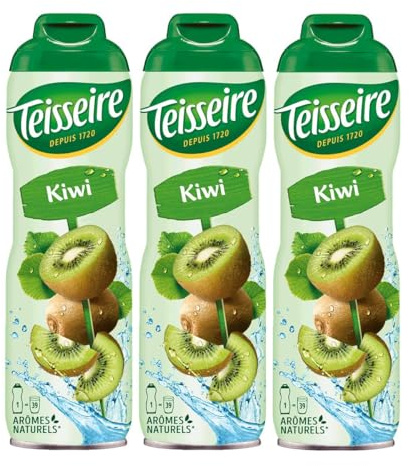 Teisseire Getränke-Sirup Kiwi 600ml - Sirup der genauso schmeckt wie die Frucht (3er Pack)