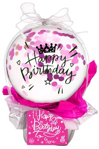 Geldgeschenke Geburtstag üBerraschungsbox Luftballons,Geschenkbox Geburtstag Diy Luftballon Rolle Geldgeschenkbox,Geschenkbox Explosionsbox Geburtstag Geschenkbox Geldgeschenk Geburtstag (Rosarot)