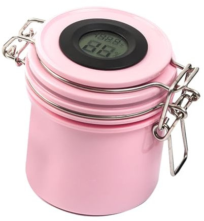 Eyelash Glue Container | Airtight Lash Glue Holder Tank | Eyelash Glue Storage Tank with Temperature Gauge, Leak-Proof Jar Container for Lash Extension Extension