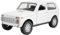 SYYANFEI Auto Modell 1:20 Für Lada NIVA Alloy Classic Car Model Diecast Metal Toy Vehicles Car Model Simulation Sound and Light Collection Jungen Mädchen Geschen(Weiß)