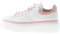 Hogan Donna Sneaker H-Stripes in Pelle Bianco e Rosa Color Bianco Size 36.5