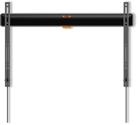 Vogel's TVM 3607 - Feste TV-Wandhalterung für 40-100 Zoll Fernseher, Sicheres Einrasten mit ClickLoc, Ultra-flach, Belastbar bis 75 kg, TÜV-Zertifiziert, VESA 100x100 bis 600x400