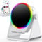 Wireless Induction Audio Bluetooth Speaker, 4-in-1 Design with RGB, Anti-Slip Base for 4-13 Phones, Bluetooth 5.3, Instant Play, Perfect Tech Gift (White)