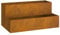vidaXL Fioriera da Giardino 2 Livelli 100x60x45 cm Acciaio Invecchiato