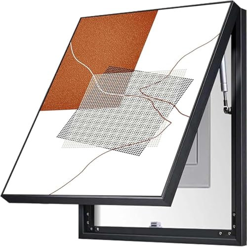 Sicherungskasten Abdeckung Schrank Dekorativer Zählerkasten Dekorative Malerei Indoor Stromzähler Abdeckung Vertikaler Schnitt Frei Puhing Restaurant Elektrischer Verteilerkaste, 04, 40X50cm
