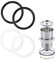 4PCS Sink Plug Rubber Seal - 110mm O-Ring Gasket - Rubber and Sponge Seal Ring for Basin Strainer Kitchen Bathroom - Black White