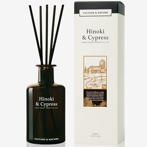 CULTURE & NATURE Hinoki & Zypresse duftender reiner Diffusor für ätherisches Öl