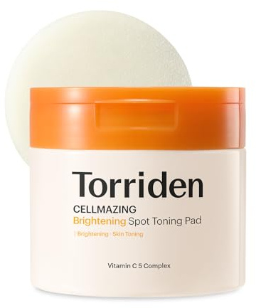 Torriden CELLMAZING Vita C Toning Pad (70 Pads) | Tägliche Peeling- & Glow-Pads für Glatte, Ebenmäßige Haut | 5D Vitamin C, Niacinamid, Glutathion-Liposom, PHA | Koreanische Hautpflege