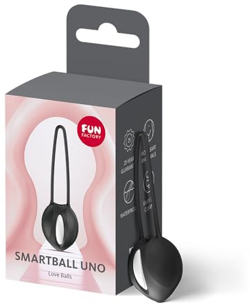 Fun Factory Smartball Uno | Liebeskugel & Beckenbodentrainer für Frauen | ideal für Anfänger | Training & Stimulation | Silikon mit Rückholbändchen | Hautfreundliches Silikon | Zubehör