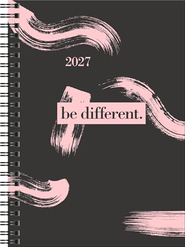 rido/idé 7021807027 Buchkalender Mod. Timing 1 2027 be different A5, Papier: 2 Seiten = 1 Woche