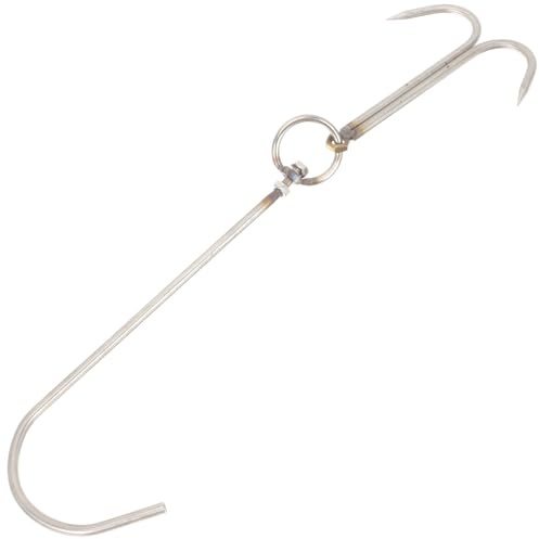 HOMOCONO Edelstahl Fleischhaken für Metzgereien und Schlachten, Silber