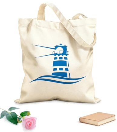 AILOONG Cabane réutilisable Phare lumineux Vagues Mer Océan Maison de plage tissu épais de 340g/m² Slogan personnalisable