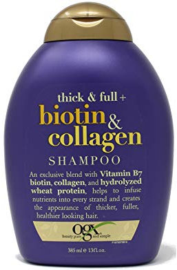 Organix Shampoo für dickes und volles Biotin- und Kollagen-Haar, 368 ml, 2 Stück
