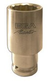 Egamaster - Llave vaso impacto larga 12 cantos 46mm cobre berilio