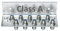 kab24® HQ Erdungswinkel/Erdungsblock 6-Fach Class A mit Cabelcon F-81-HQ F-Verbindern