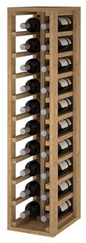 Expovinalia Wooden Wine Rack, Oak, 24 x 32 x 105 cm