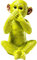 Kare Design Spardose Monkey Iwazaru, Grün, Affen Sparbüchse, Sparschwein, Tierfigur Sparbox, Geldaufbewahrung, Deko Figur, Geschenk, 35x24x23 cm (H/B/T)