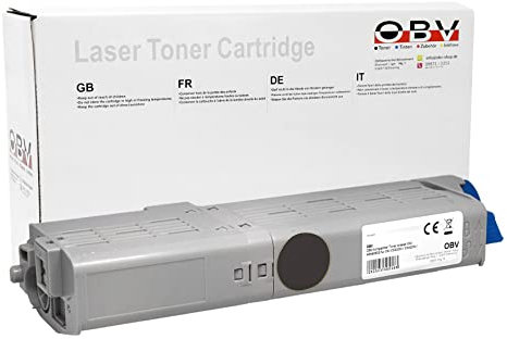 OBV Kompatibel Toner ersetzt Oki 46490608 für Oki C532DN C542DN MC563DN MC573DN schwarz