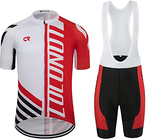 Coconut Ropamo CR Long Sleeve Cycling Jersey Mens, 3+1 Zipper Pockets Bicycle Tops Quick Dry Breathable Biking Shirt