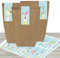 Papierdrachen Adventskalender Set - 24 braune Papiertüten und 24 eckige Zahlenaufkleber mit Lamas Zahlenaufkleber - zum Selbermachen und Befüllen - Mini Set Nr 63 - Weihnachten