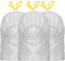 Sacs poubelle Bilieasy 50L 64x71 cm Sacs poubelle 13 Gal Sacs à ordures pour bureau Cuisine Chambre 100 pcs